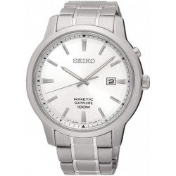 Reloj Seiko Neo Classic SKA739P1 analógico, para hombre, kinetic,