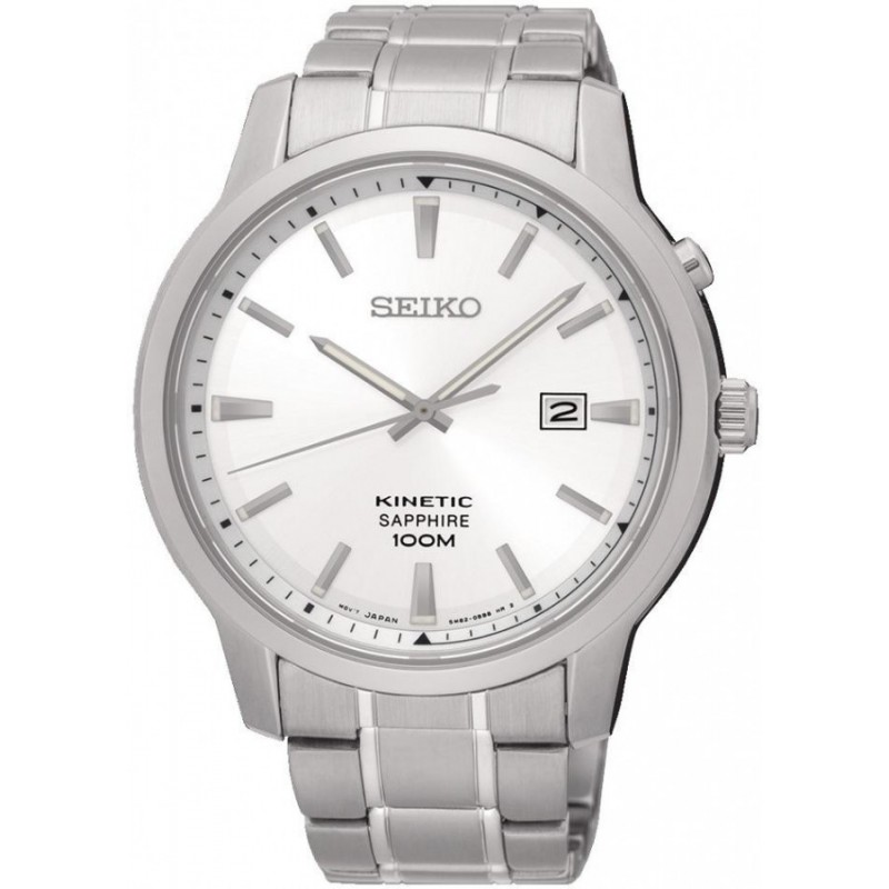 Reloj Seiko Neo Classic SKA739P1 analógico, para hombre, kinetic,