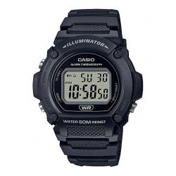 RELOJ CASIO W-219H-2AVEF CABALLERO, ALARMA, CRONO, SUMERGIBLE 50 M,