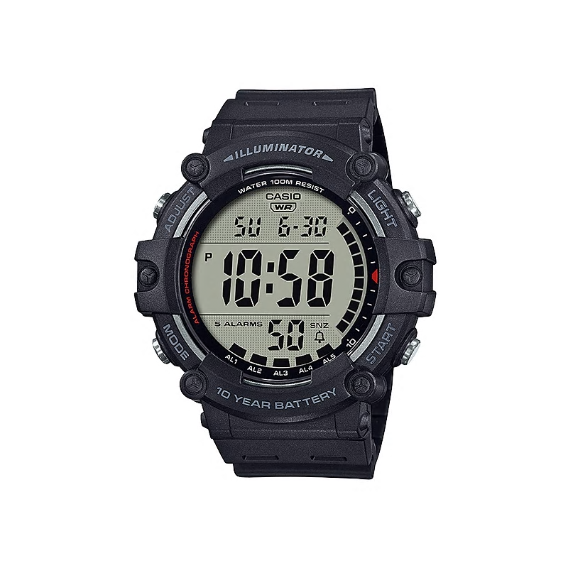 RELOJ CASIO AE-1500 -1A, CABALLERO, ALARMA, CRONO, SUMERGIBLE 50 M,