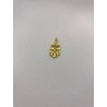 Cruz de CARAVACA, de oro 18 KTS, tamaño pequeño, para hombre y mujer.