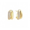 Pendientes, de DURAN EXCUSE, 00510587, de plata de ley chapada en oro, con circonitas.