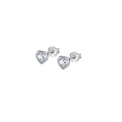 Pendientes de LOTUS SILVER, de plata de ley de 925 m/m, con circonitas