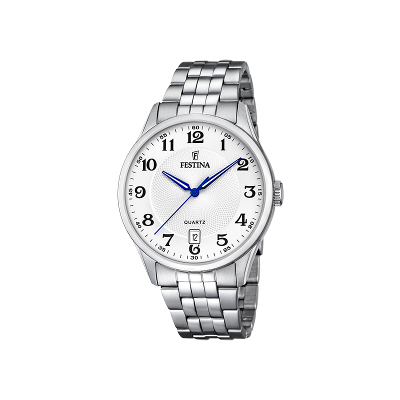Reloj FESTINA 20425/1 de caballero, caja de acero, pulsera de acero, sumergible 5ATM