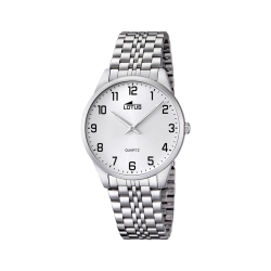 Reloj LOTUS 15883/1 de caballero, caja de acero, pulsera de acero, sumergible 5ATM