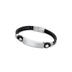 PULSERA LOTUS STYLE DARK STYLE LS2103-2/2 ACERO, HOMBRE