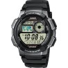 Reloj CASIO AE-1000W-1BVEF, sumergible, 5 alarmas, crono