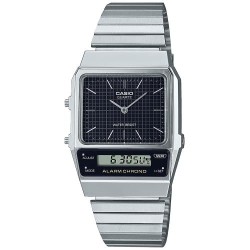 Reloj CASIO AQ-800E-1A, resistente al agua, alarma, crono