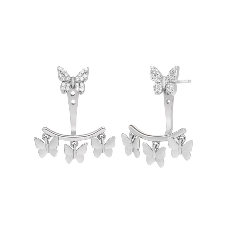 Pendientes plata de ley de MAREA, D02801/AC