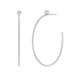 Pendientes de plata de ley...