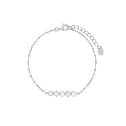 Pulsera de plata de ley de...
