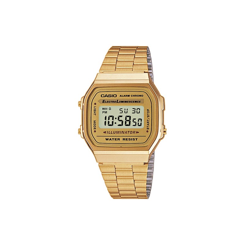 Reloj CASIO A168WG-9EF, colección RETRO