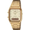 Reloj CASIO AQ-230GA-9DMQYES, colección retro, caja y pulsera dorada