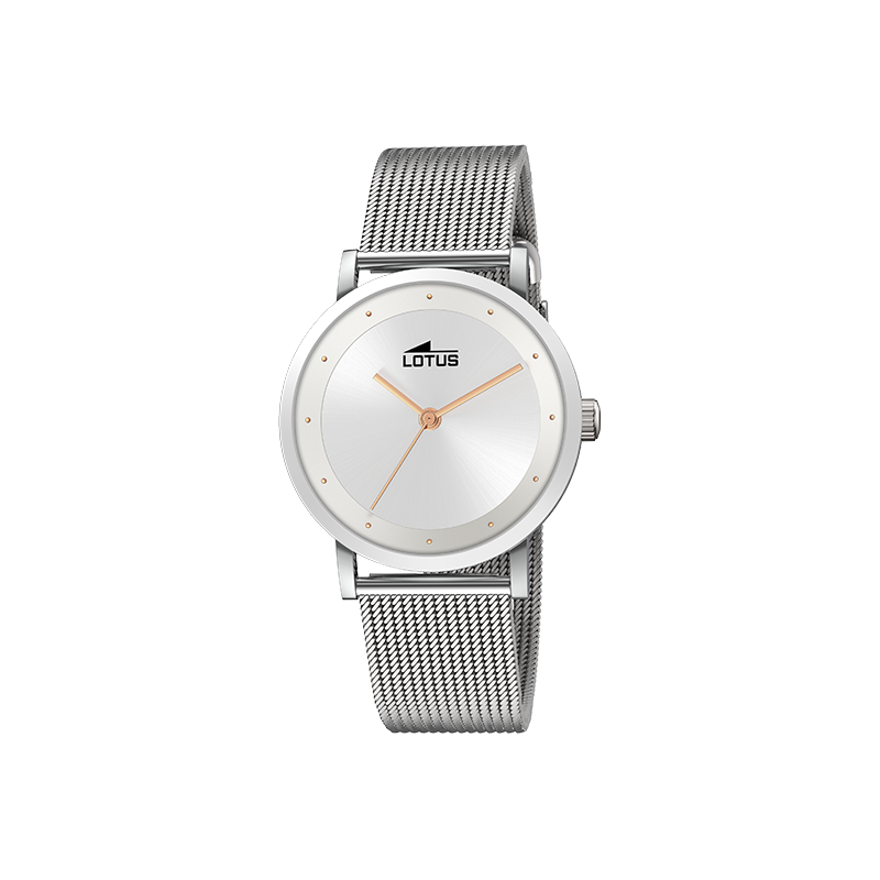 Reloj LOTUS 18741/3 ,de Señora, caja y pulsera de acero, sumergible