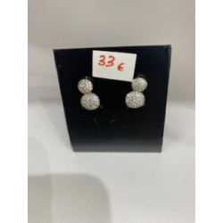 Pendientes de plata de ley...
