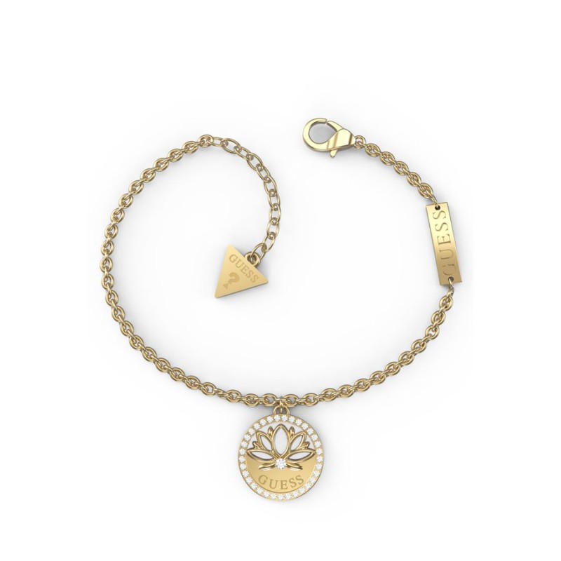 Pulsera de GUESS JEWELRY JUBB01349JW acero anti alérgico, chapado en oro.