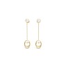 Pendientes de GUESS JEWELRY JUBE01040 acero anti alérgico, chapado en oro