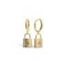 Pendientes de GUESS JEWELERY JUBE01092 acero antialérgico, chapado en oro