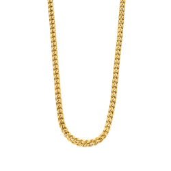 Collar de LOTUS STYLE LS2290-1/2 , de acero, chapado en oro