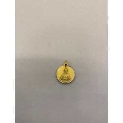Medalla de oro de 18 kts, modelo Escapulario