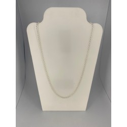 Cordón salomónico, de plata...