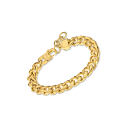 Pulsera LOTUS STYLE LS2215-2/1, de acero dorado, barbada