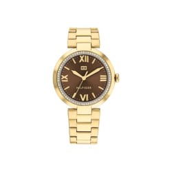 Reloj TOMY HILFIGER, 1782631, de señora, chapado en oro,