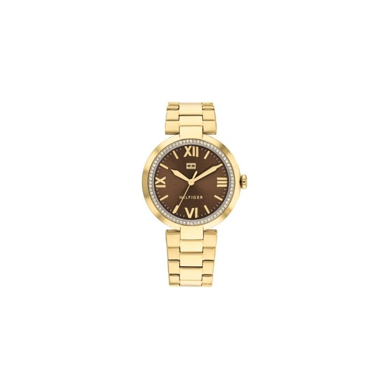 Reloj TOMY HILFIGER, 1782631, de señora, chapado en oro,