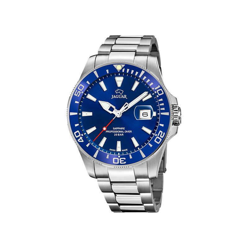 Reloj hombre JAGUAR Executive Analógico esfera azul. J860/C