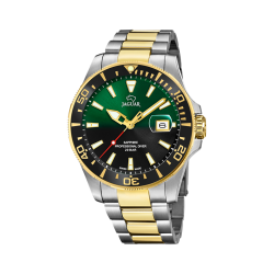 RELOJ JAGUAR EXECUTIVE J863/4 VERDE CORREA DE ACERO INOXIDABLE 316L, HOMBRE