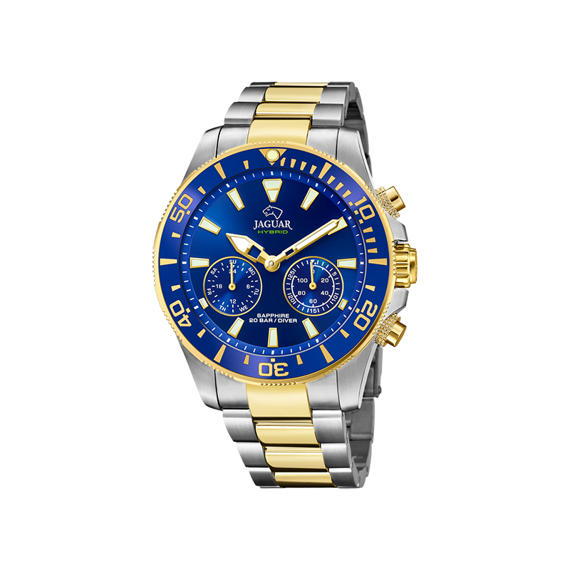 Reloj hombre JAGUAR Connected esfera azul. J889/1