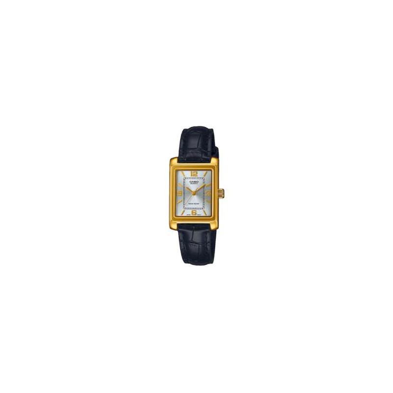 Reloj CASIO LTP-1234PG-7, caja dorada, correa de piel,