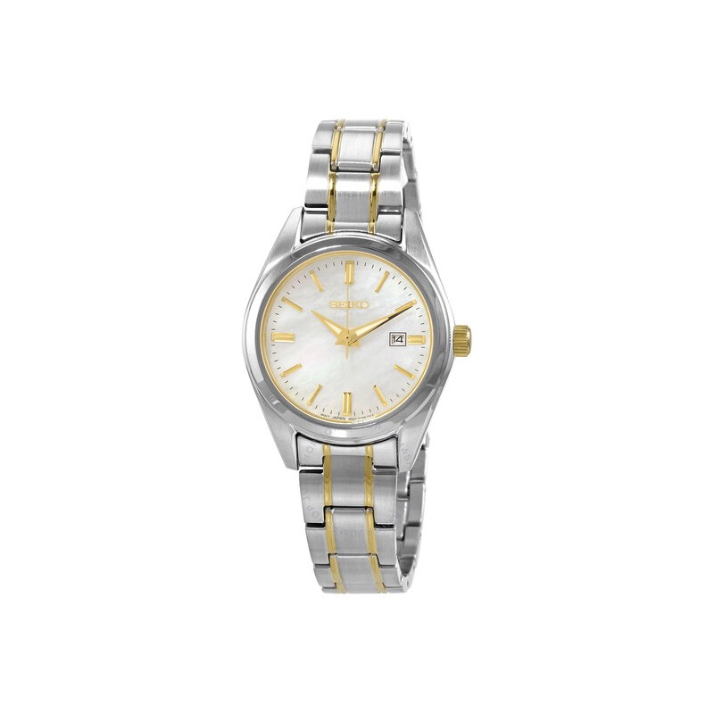 Reloj Seiko SUR636P1 mujer acero bicolor dorado, sumergible