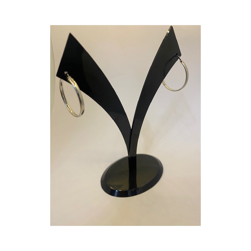 Pendientes plata de ley de 925 m/m , tipo aro.