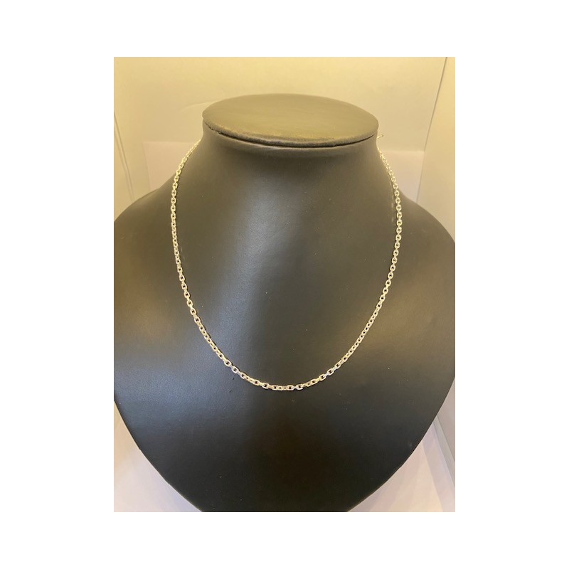 Cadena plata de ley de 925 m/m , de 70 cms de largo