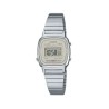 Reloj CASIO LA-670WEA-8, de señora, de acero, resistente al agua,