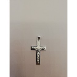 Cruz de plata de ley de 925...