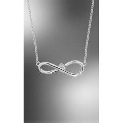 Collar LOTUS SILVER LP3674-1/1 con infinito de plata de ley de 925 m/m