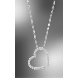 COLLAR CORAZÓN LOTUS SILVER...