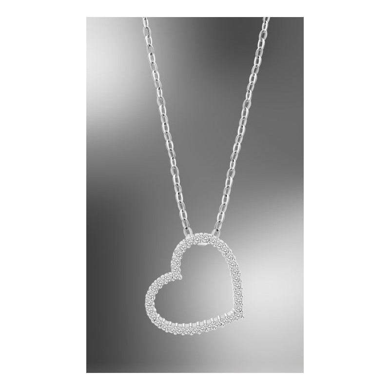 COLLAR CORAZÓN LOTUS SILVER LP3670-1/1 PLATA, MUJER
