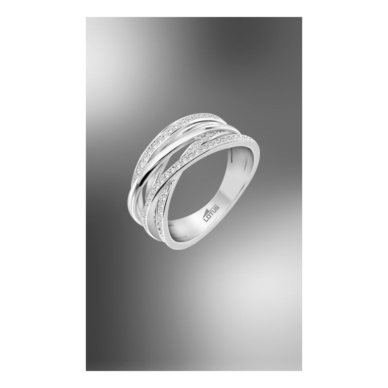 ANILLO LOTUS SILVER LP3682-3/112 PLATA, MUJER