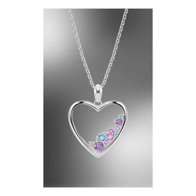 Collar Lotus Silver LP3720-1/1 mujer. Diseñado en plata 925 ml