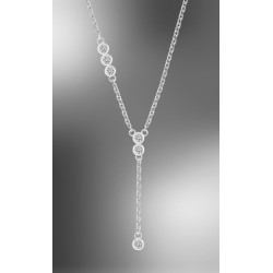 COLLAR LOTUS SILVER PURE ESSENTIAL LP3733-1/1 PLATA, MUJER