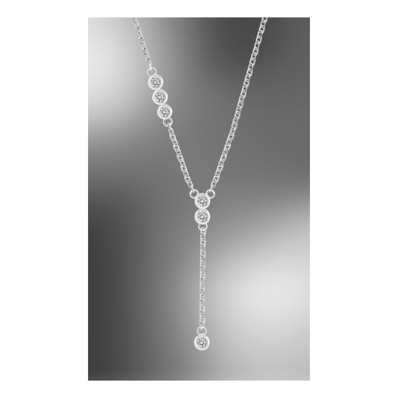 COLLAR LOTUS SILVER PURE ESSENTIAL LP3733-1/1 PLATA, MUJER