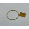 PULSERA ARO MALLORQUIN LISO ORO 18 KTS