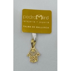 COLGANTE MANO DE FÁTIMA ORO...