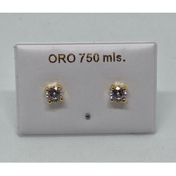 PENDIENTES ORO 18 KTS