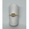 ANILLO SOLITARIO CIRCONITA ORO 18 KTS