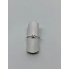 ANILLO SOLITARIO ORO BLANCO 18 KTS CON DIAMANTE