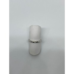 ANILLO SOLITARIO ORO BLANCO 18 KTS CON DIAMANTE